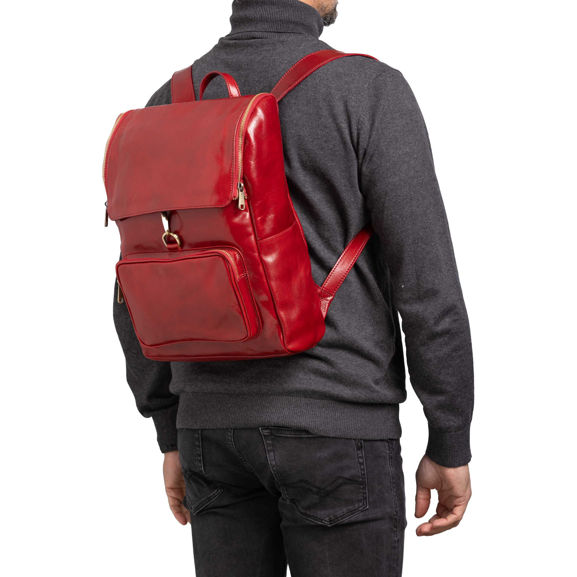 Borsa a spalla  da donna In Vera pelle Made in Italy 30x40x19 cm