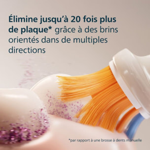 Brossette dentaire PHILIPS Sonicare lot de 2 - HX9092/87 white Premium All-in-One A3
