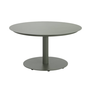 Table de jardin ronde aluminium 6 places OREVA