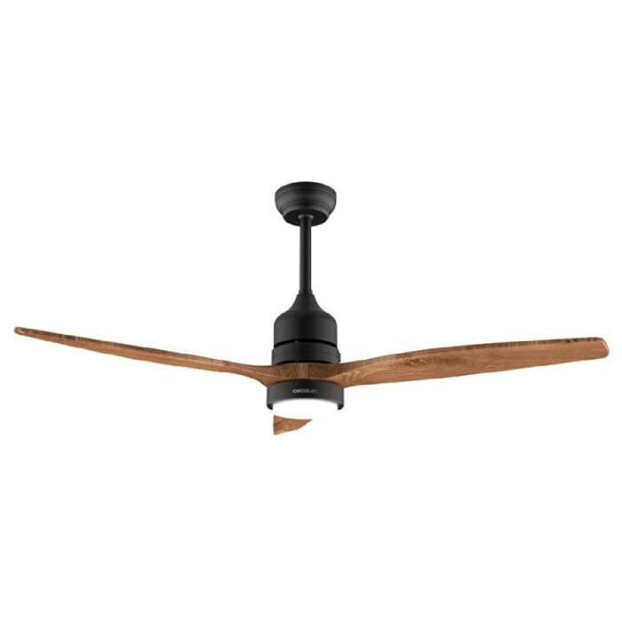 Ventilador de techo con luz EnergySilence Aero 5275 DarkWood Cecotec