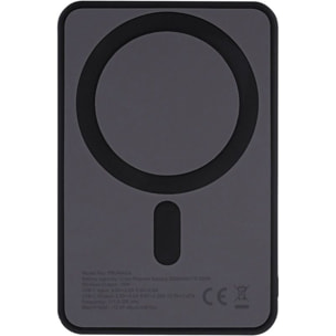 Batterie externe TNB 5000 mAh MagSafe fonction stand noir