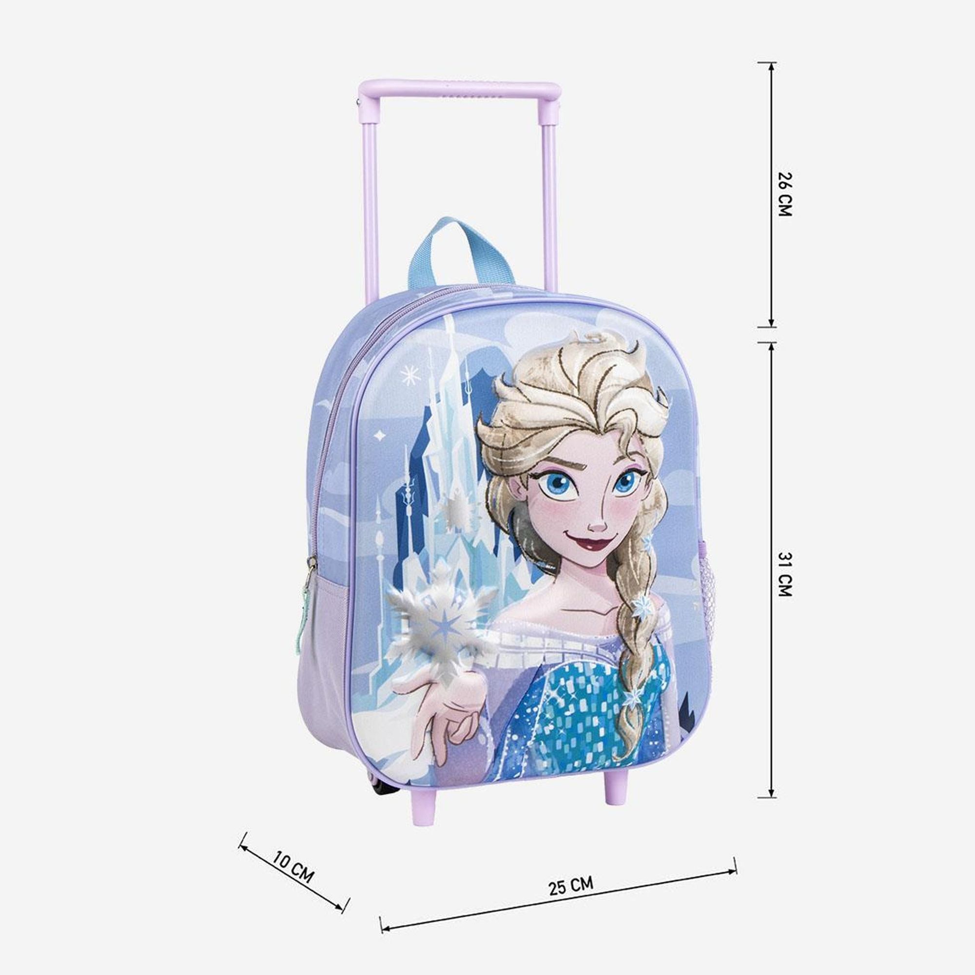 Mochila Infantil Trolley 3D Frozen