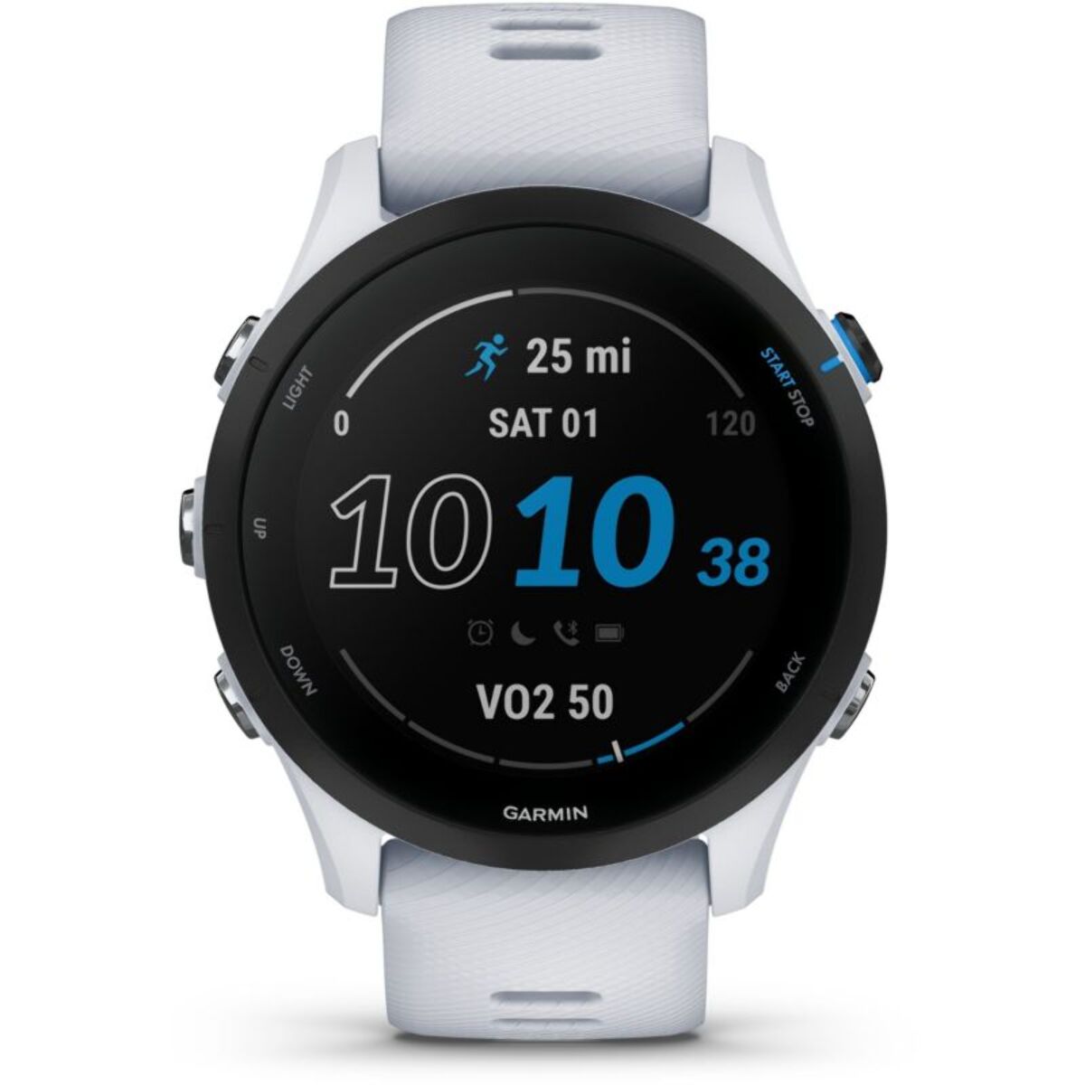 Montre sport GARMIN Forerunner 255 Music Whiitestone