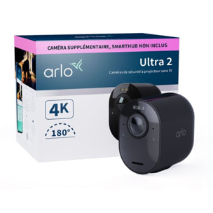 Caméra de surveillance ARLO extérieure noire Ultra 2