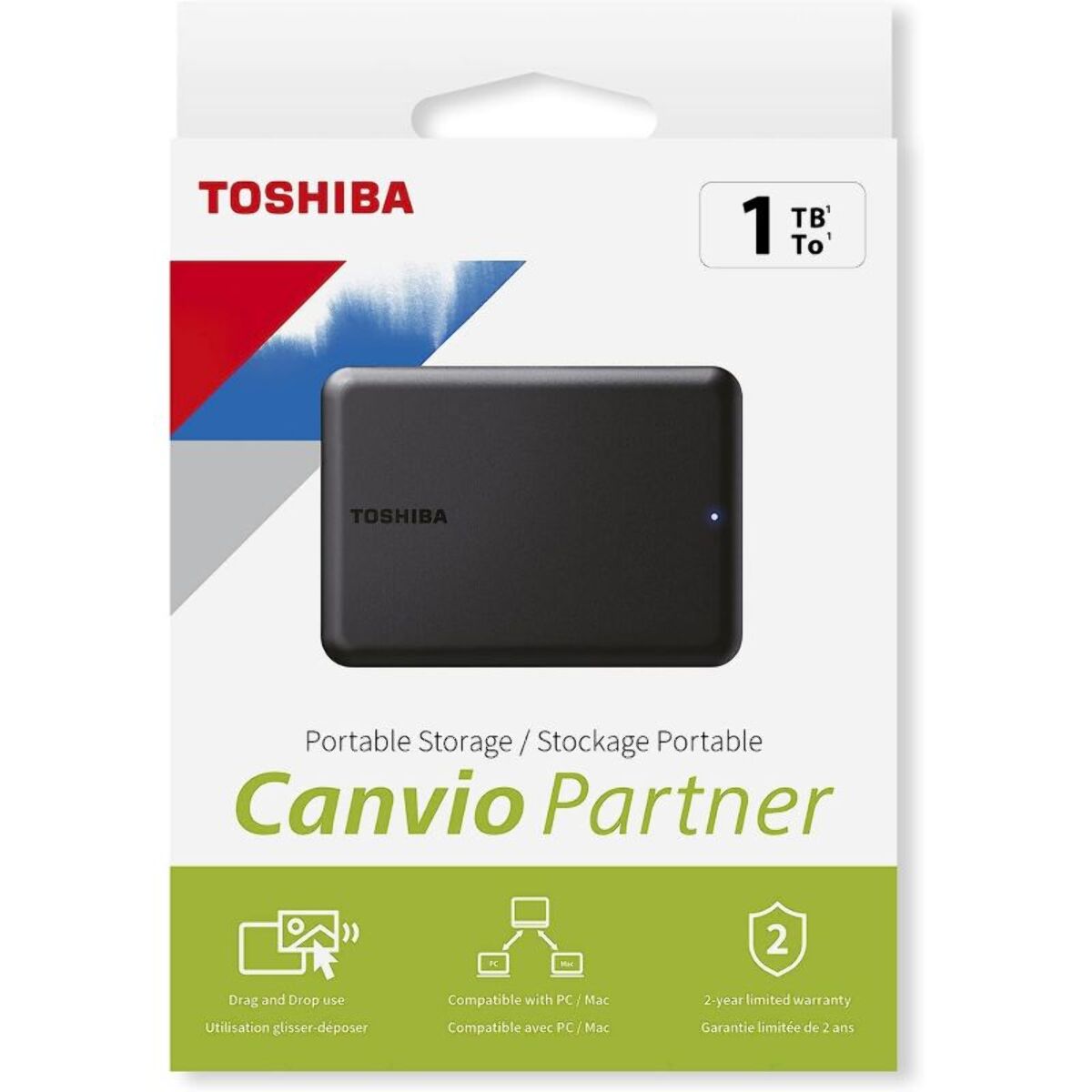 Disque dur externe TOSHIBA 1To Canvio Partner HDTB510EK3AB