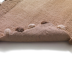 INTRECCI Tappeto bagno antiscivolo 50x80 cm, 100% cotone