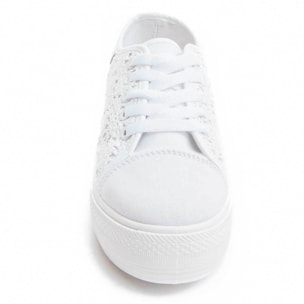 Sneaker de plataforma - Blanco - Altura: 3 cm