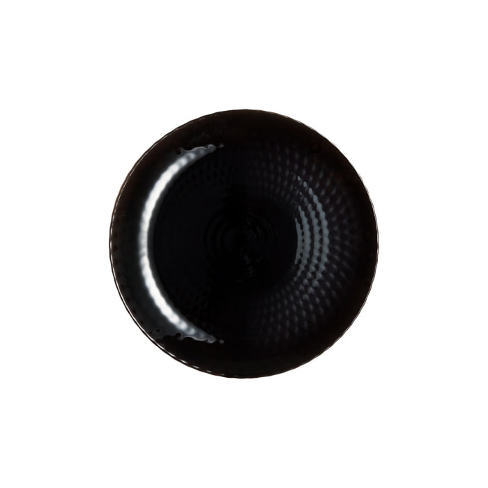 6 assiettes à dessert noires 19 cm Pampille - Luminarc