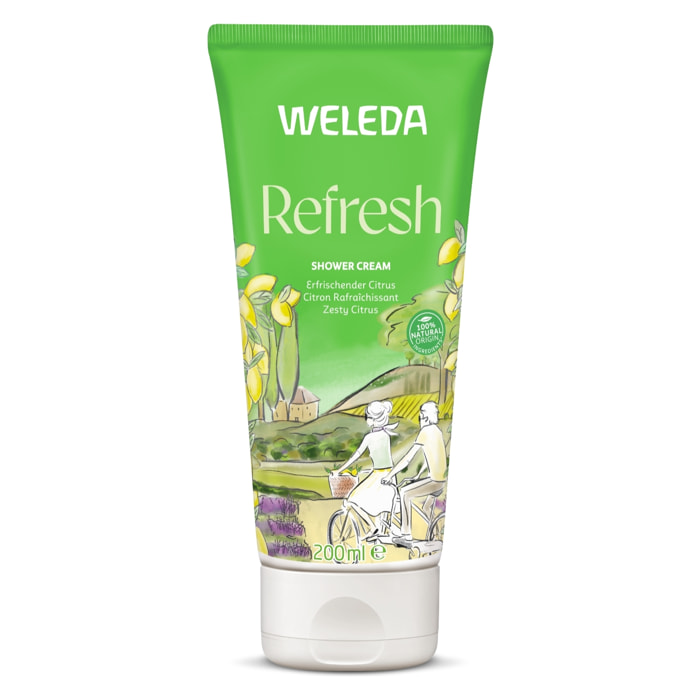WELEDA - Crème de Douche Refresh Citron Rafraîchissant - 200 ml