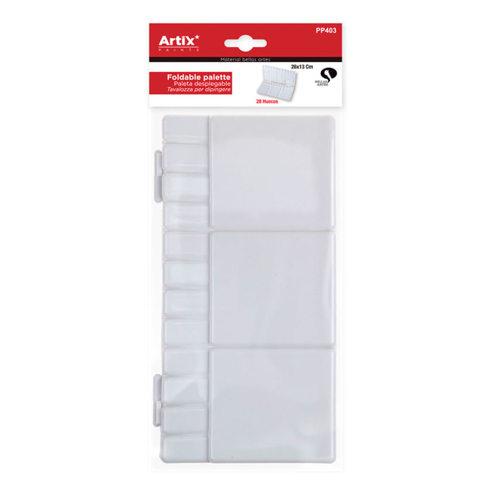 Pack 12 Uds. PALETA DESPLEGABLE 26 x 13 cm