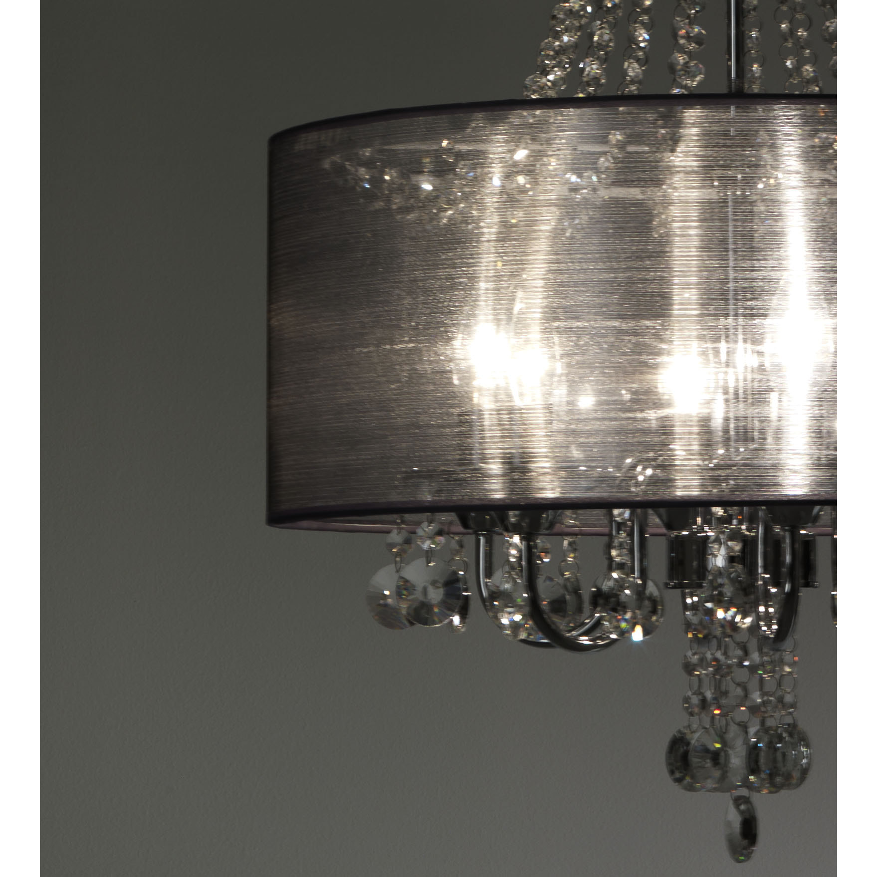 Tomasucci Lustre 6 lumières JEWEL SILVER RING Multicolore