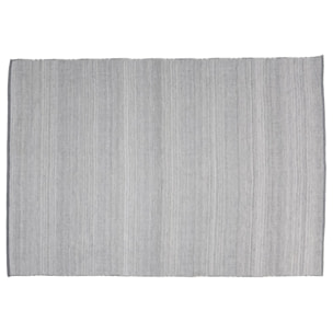 QUENTIN - Tapis d'extérieur rectangulaire 160x230cm gris/blanc