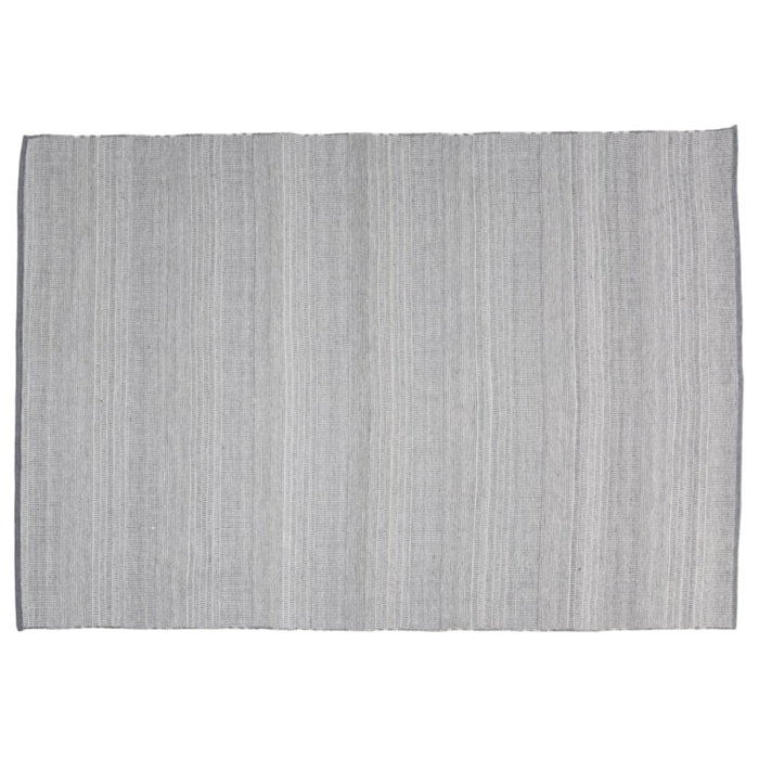 QUENTIN - Tapis d'extérieur rectangulaire 160x230cm gris/blanc