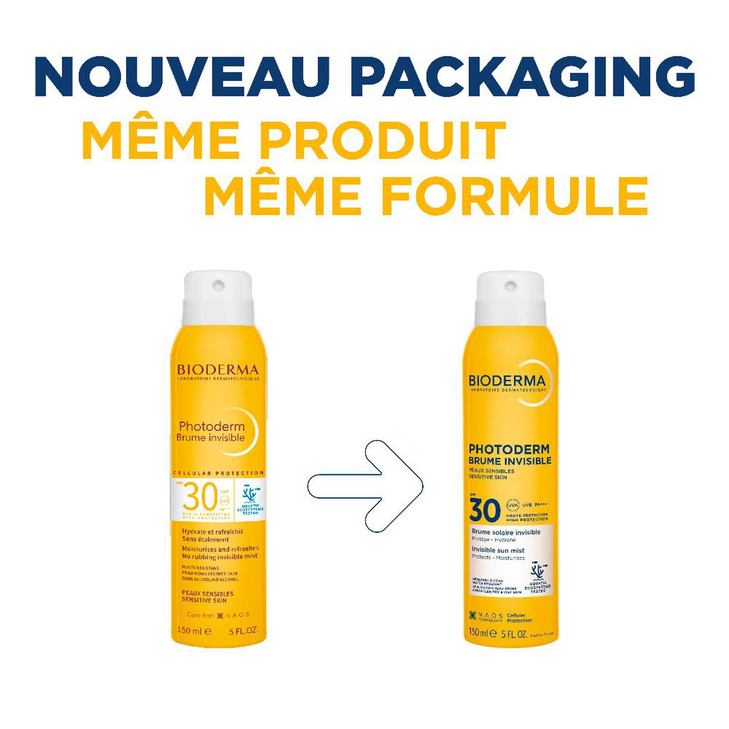 Photoderm - Brume Invisible SPF30 - Peaux Sensibles - 150 ml