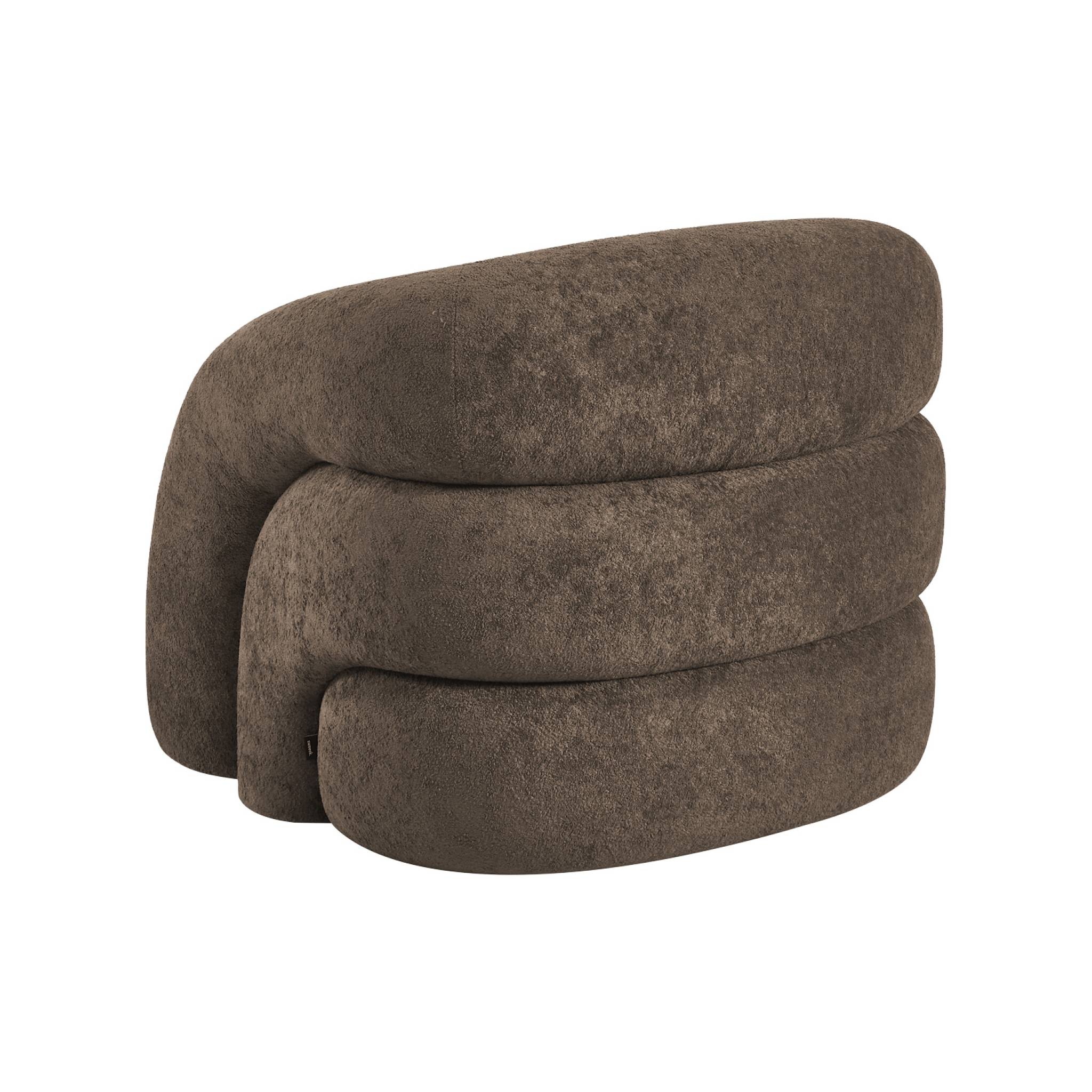 Fauteuil organique tissu 1 place RENBO