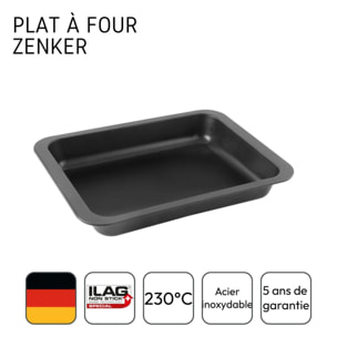 Ensemble de 2 Plats à four rectangulaire 37 x 27 cm Zenker Spécial Cooking