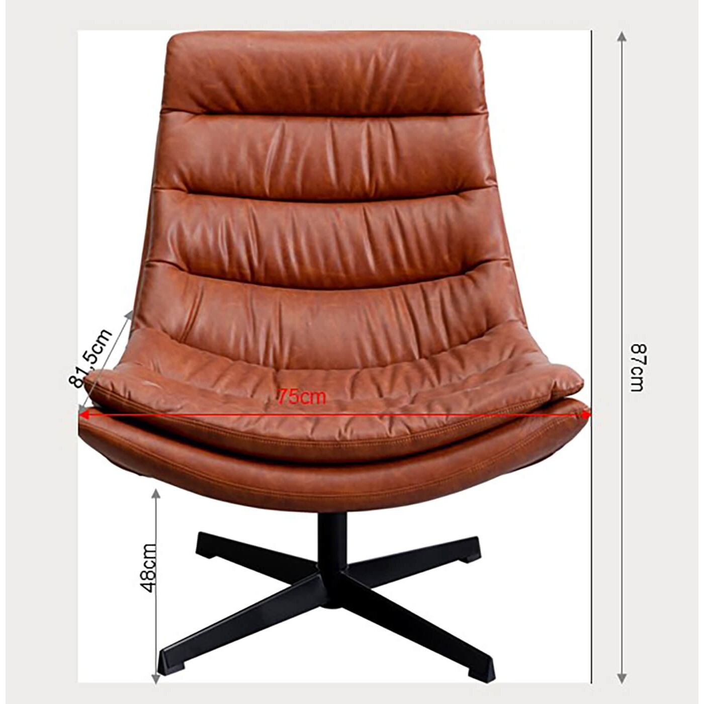 Fauteuil pivotant Lido Kare Design