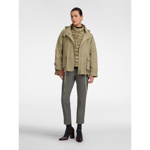 Elena Mirò - Parka 3 in 1 con tasche cargo - Verde militare