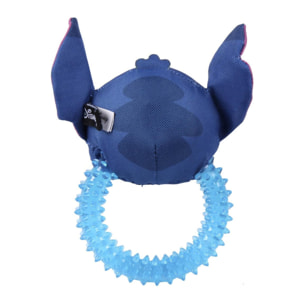 Aro mordedor tpr para perros diseño stitch