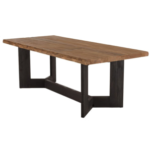 DANDY - Table à manger rect. 220x100cm bois pin recyclé