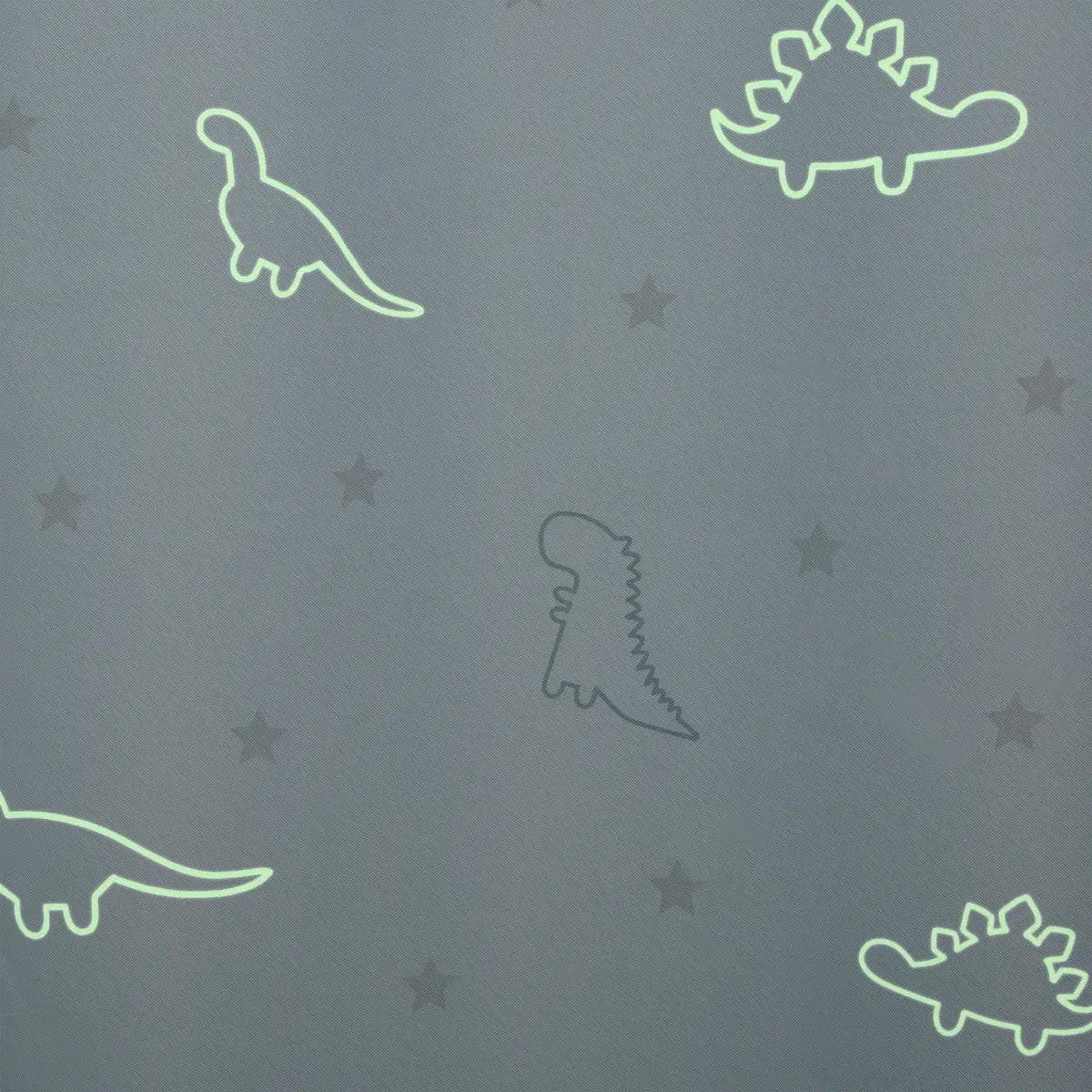 Rideau occultant enfant "Glow" dinosaure bleu clair 140x250cm
