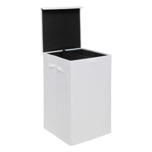 Panier à linge "Colorama" blanc 74L