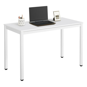 Tavolo rettangolare Tessa 120x60 cm in bianco minimal