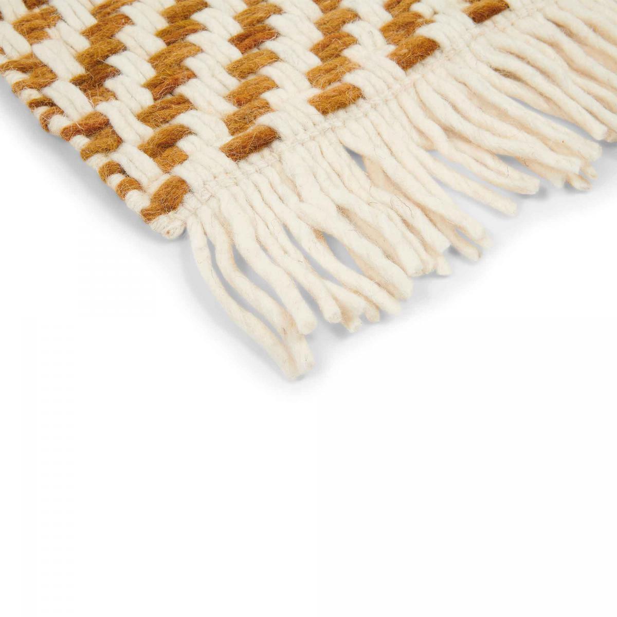 Tapis kilim tissé en laine motif simple DEGU