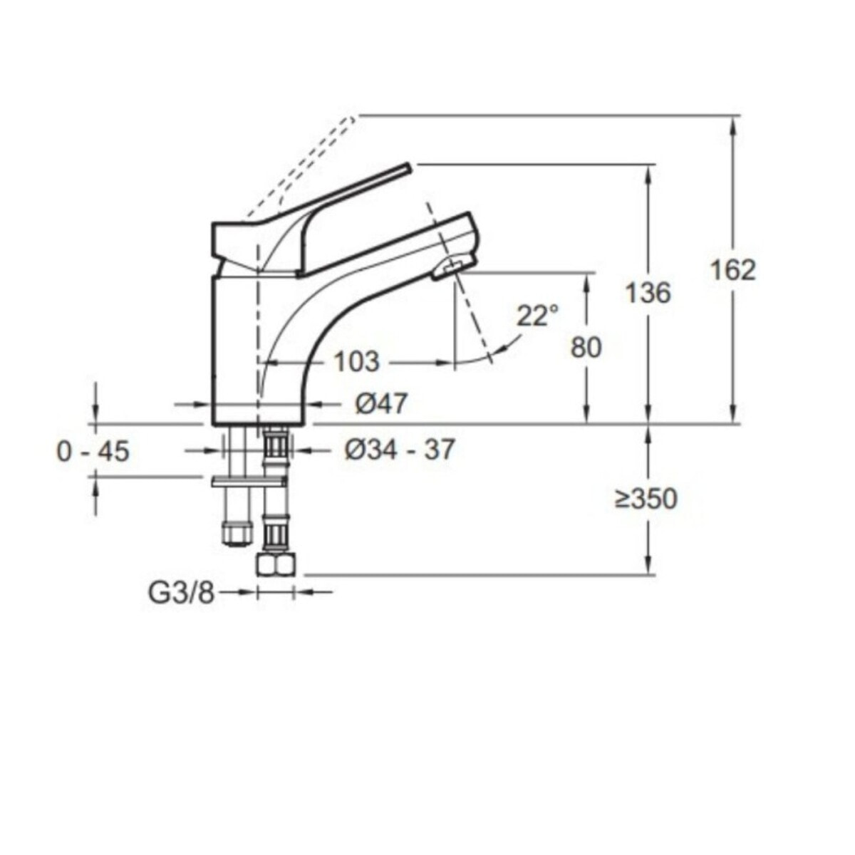 Mitigeur lavabo Brive installation rapide et économie d'eau