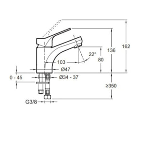 Mitigeur lavabo Brive installation rapide et économie d'eau