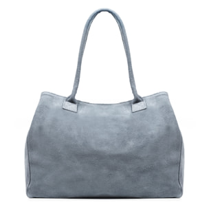 Annagrazia Borsa Shopper Donna.Pelle autentica Camoscio.