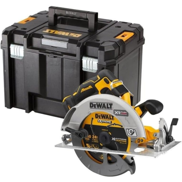 Scie circulaire 18V/54V XR FlexVolt ADVANTAGE Ø190 mm - DEWALT - sans batterie, ni chargeur - TSTAK - DCS573NT-XJ