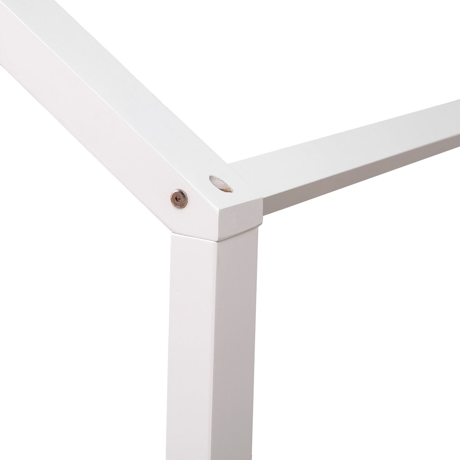 Lit cabane pour enfant 190x90cm blanc GASPARD