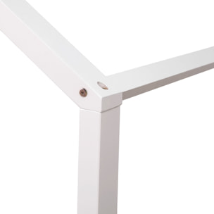 Lit cabane pour enfant 190x90cm blanc GASPARD