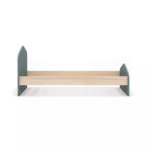 Cama juvenil Misty Cloud Verde Salvia - Oak Soft