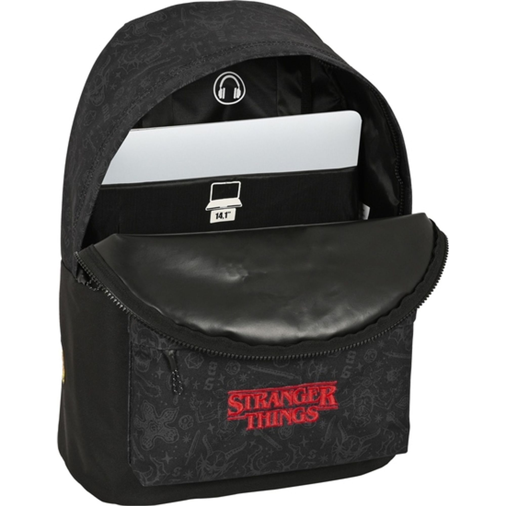 Mochila para portatil 14,1" stranger things