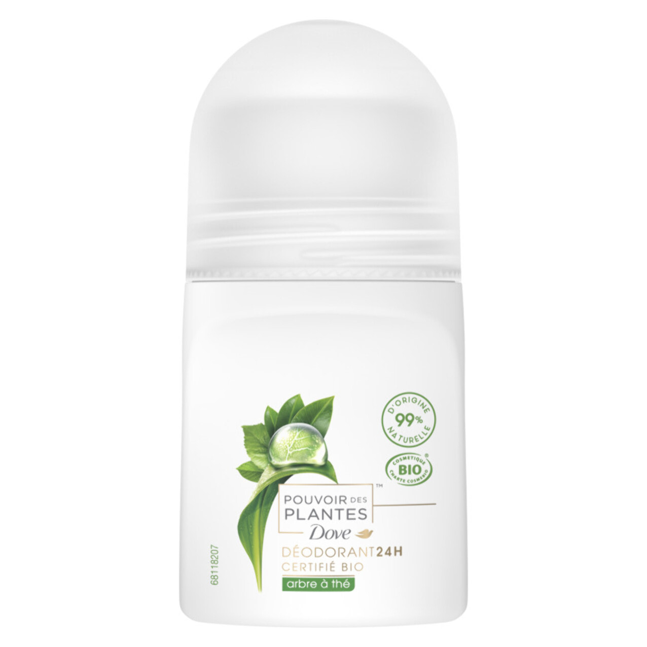 Pack de 3 - DOVE Bille Bio Pouvoir des Plantes Arbre à Thé Eco-Spray 50ml