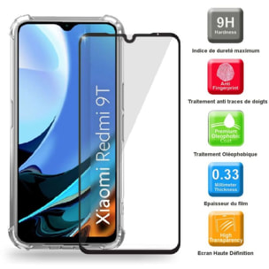 Coque IBROZ Xiaomi Redmi 9T Coque transparent