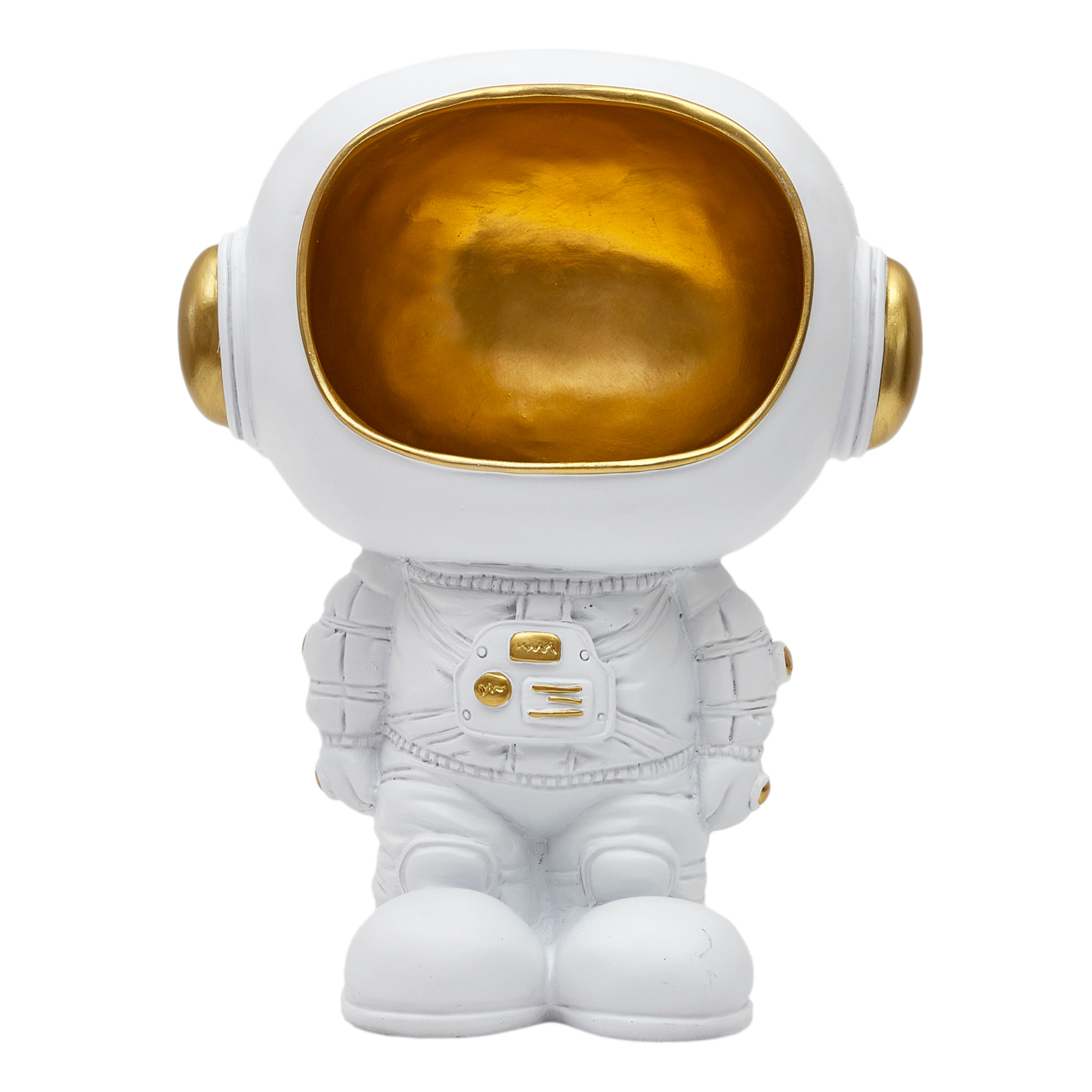 Statue Astronaute Vide Poche Blanc