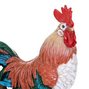 Statuette coq Isac H30,5cm