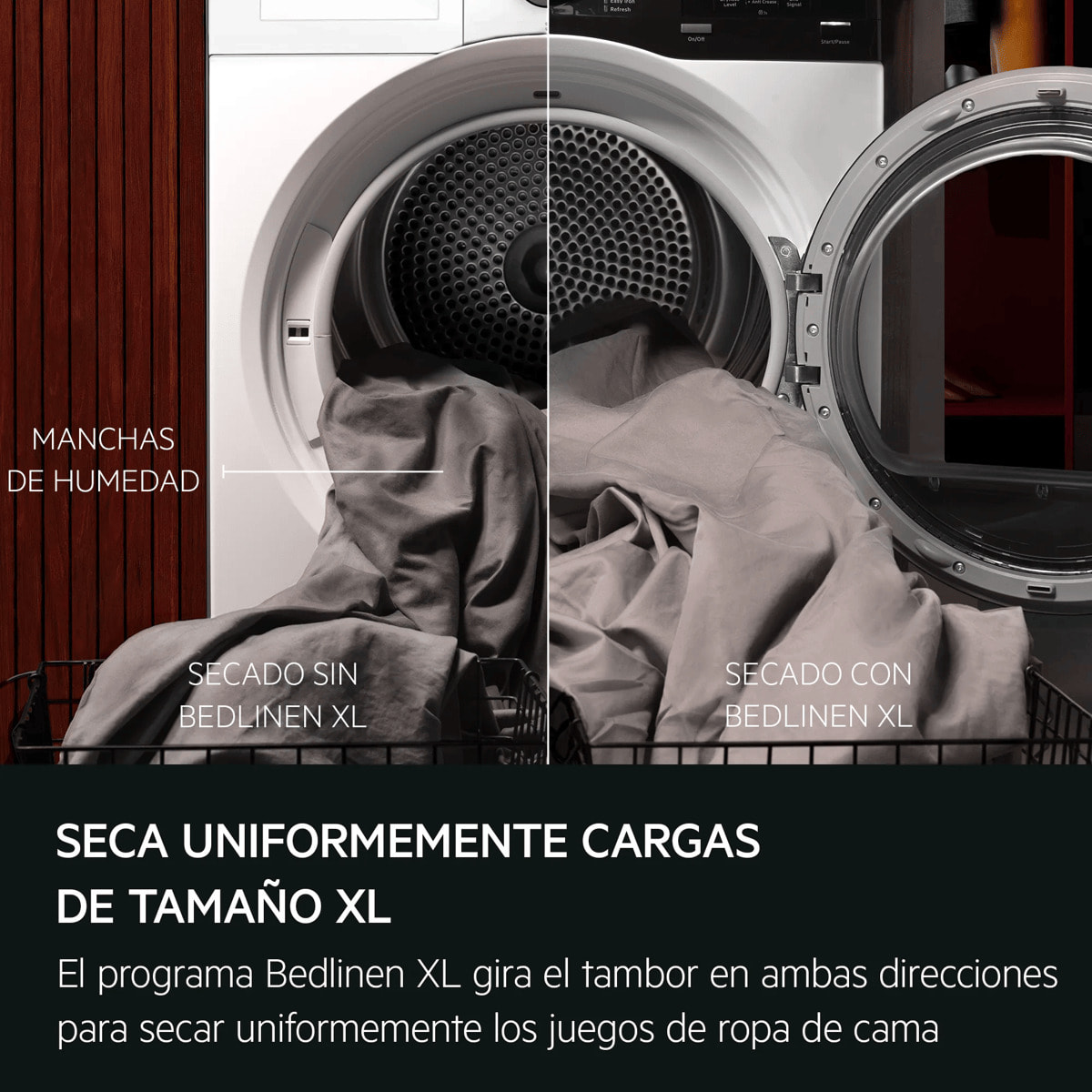 AEG Secadora con Bomba de Calor Serie 7000 SensiDry® de 9 kg TE7G9OBOB