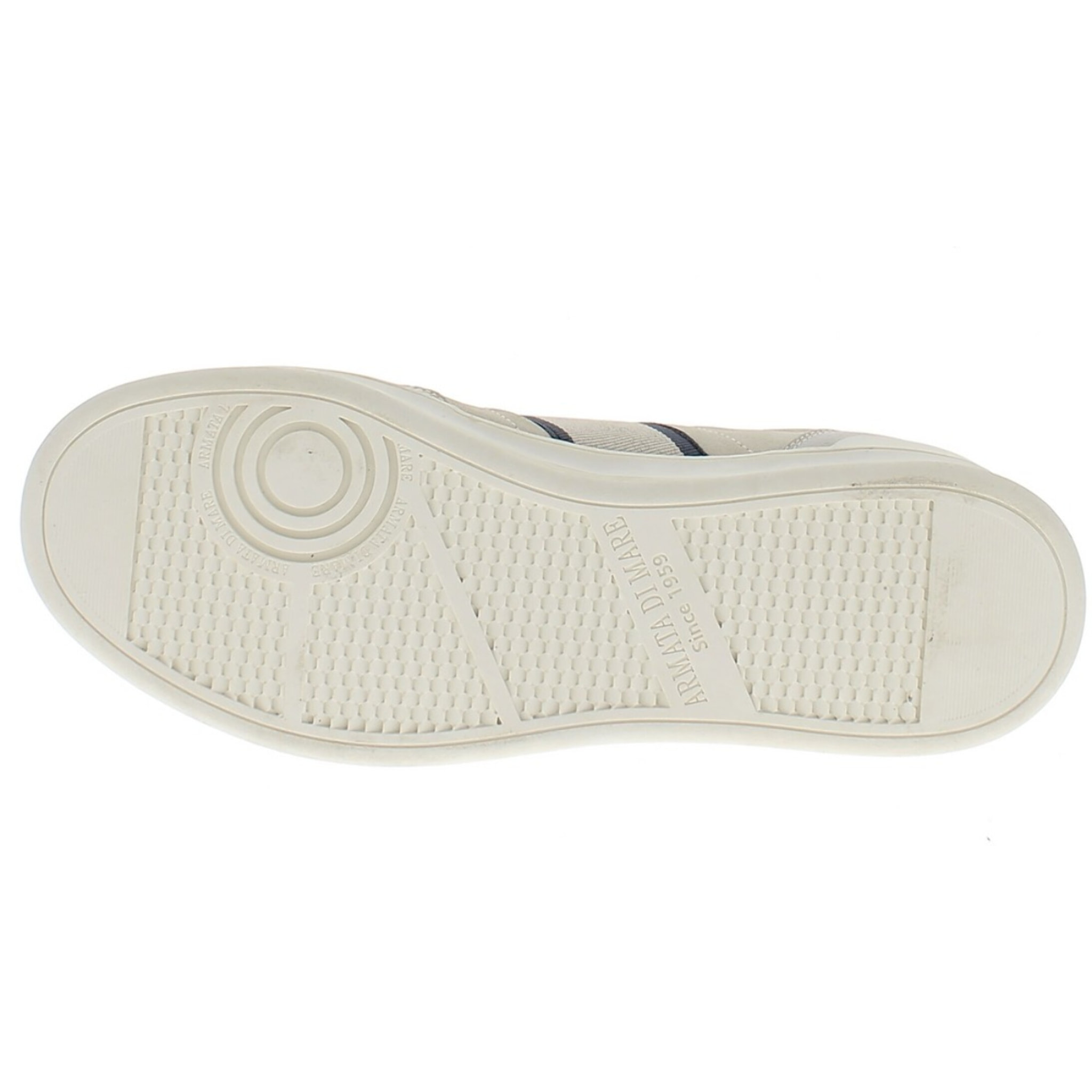 Armata di Mare Scarpe Uomo Sneakers Casual Stringate Basse con Soletta Rimovibile in Memory Foam AMU S25D734 Light Beige