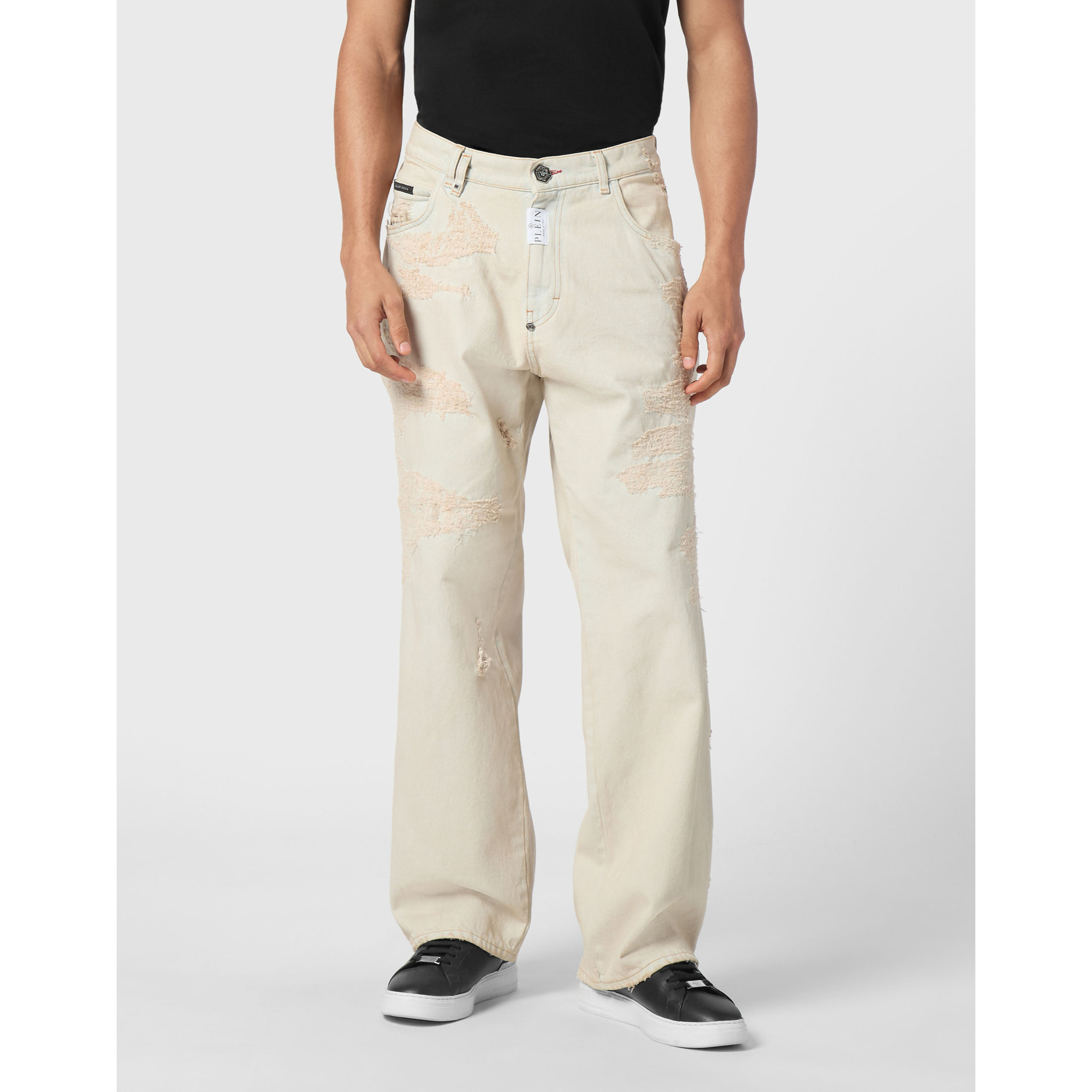 PHILIPP PLEIN Denim Shorts