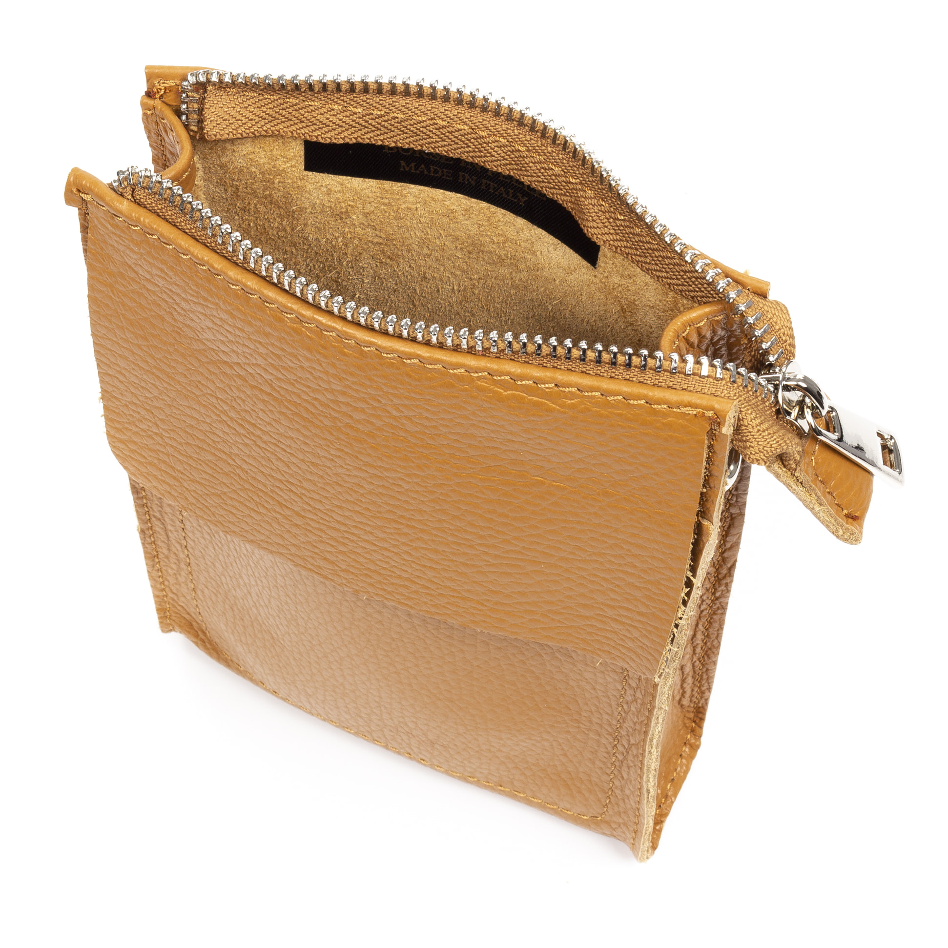 Albaretto Bolso bandolera de mujer de piel auténtica acabado Dollaro