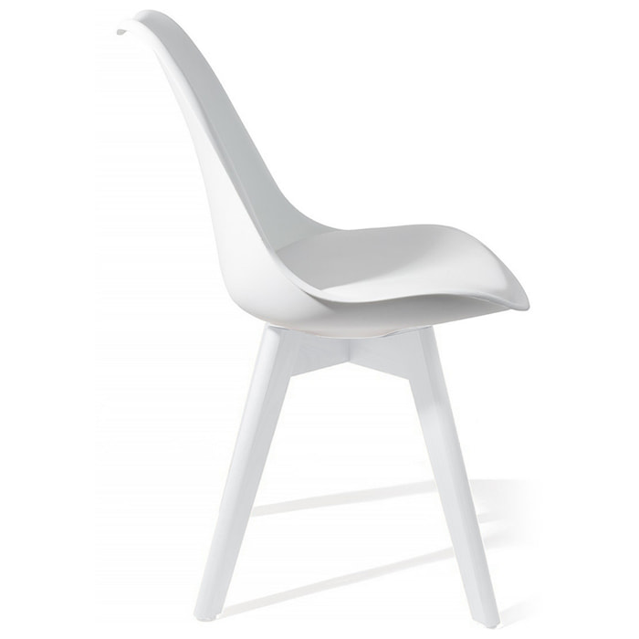 Tomasucci kiki evo Lot de 4 Chaises blanche Blanc