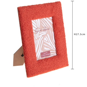 Porta foto tessuto teddy - 13xH18x2cm - Pezzi 3 - Bianchi Dino SpA