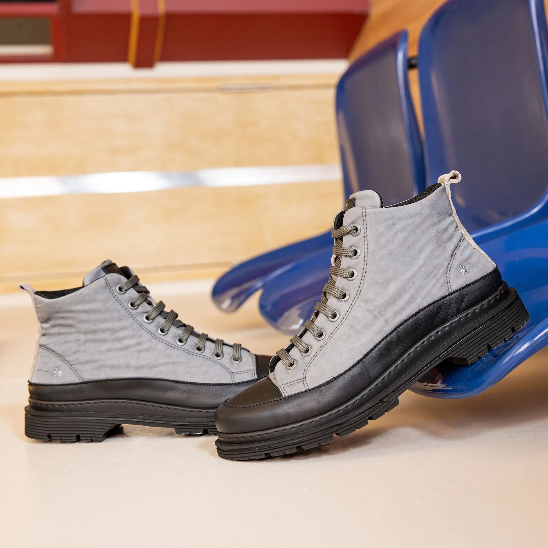 Botines 1895 NYLON BURDEOS-BLACK/ BIRMINGHAM color Burdeos-black