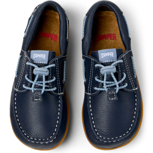 Zapatos de cordones - CAMPER Peu Cami - Azul - Cuero liso