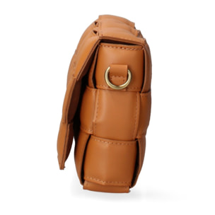 Borsa a tracolla da donna Made in Italy - Modello Artena - 100% pelle - 26.0 x 17.0 x 6.0 cm