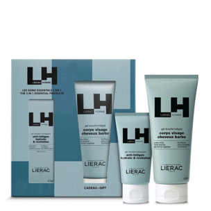 Lierac Homme - Coffret Gel Hydratant Énergisant 50ml + Gel Douche 200ml